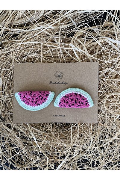 Nevdusha Design Watermelon Sliced Knitted Snap Girl's Buckle