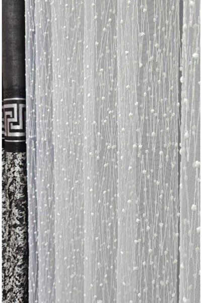 ISSA TEKSTIL Issa Tül Brode Nakışlı Kar Deseni ((( NORMAL PİLE))) 1 / 2.5