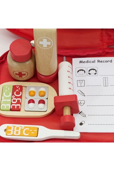 Classic World Calimeratoys Ahşap Doktor Seti