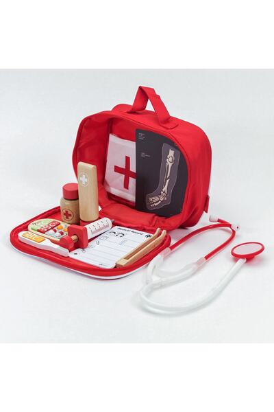 Classic World Calimeratoys Ahşap Doktor Seti