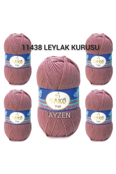 NAKO Vega Hand Knitting Yarn 5 Pack