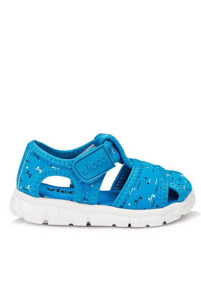 Vicco Bumba Boy Blue Lightweight Baby Booties Filet Sandals