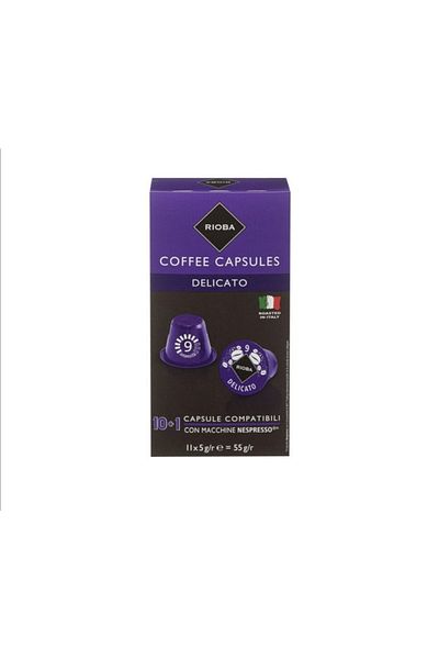 Rioba Delicato Coffee Capsule - 11*5 gr