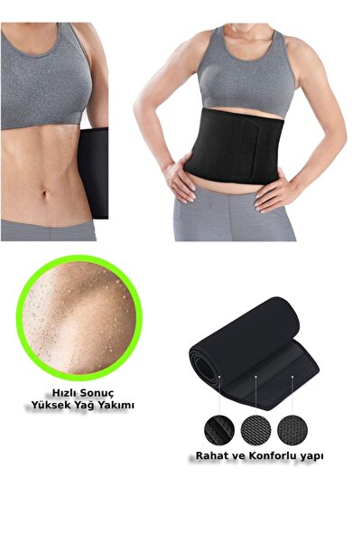 Urz Store Belly Slimming Sauna Waist Belt Waist Corset Sweat Belt Thermal Waist Corset Waist Belt Waist Melting