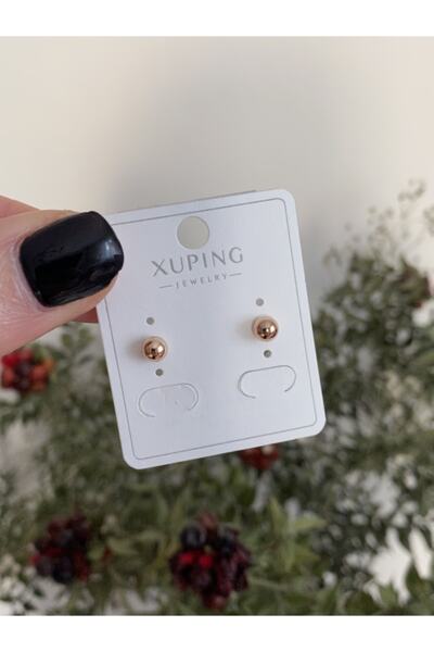 xUPING Çelik Metal Top Küpe