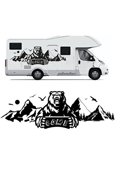 Melek Pazarı 120x40 سنتيمتر غاضب الدب الجبل الطبيعة المشهد على الطرق الوعرة ا...