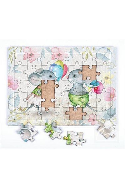King Of Puzzle بازل خشبي مفاجئ 35 قطعة (xxxv-25)