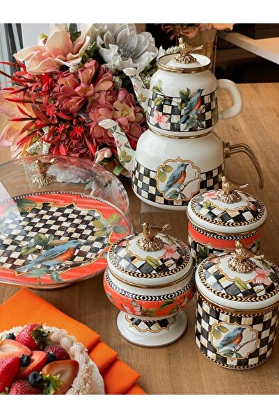 Elitt Miss Betty Paradise Emaye Mutfak Seti 11 Parça