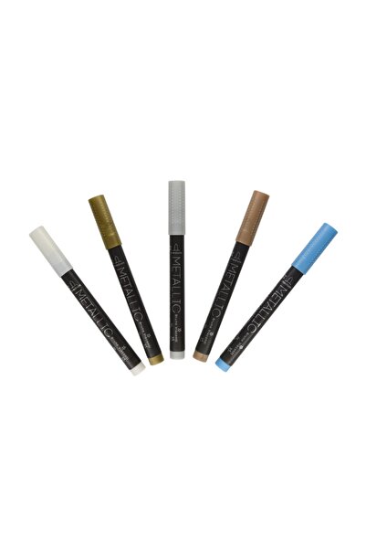 Bruno Visconti Sketch & Art Metalik Renk Su Bazlı Marker 5 Adet