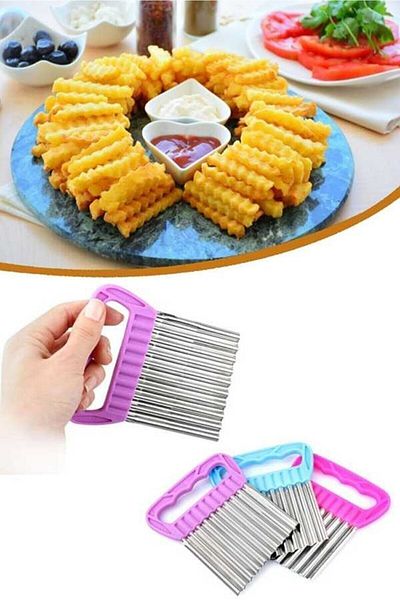 Ecolux Chips Potato Chopper Chips Chopper Shaped Vegetable and Fruit Slicer