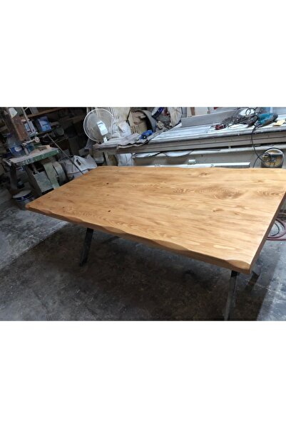 Bintaş Mobilya 180x80 Doğal Göknar Ağacı Natuel Kayın Yemek Odası Salon Masası