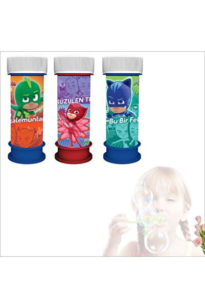 Süsle Baby Party SüSLe Bebek ve Parti PijaMaskeliler Köpük Baloncuk - 3 Adet