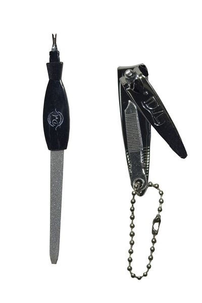 Paradise Stripper - Nail File, Nail Clipper Set 17 Cm 2 Pieces 3 Products