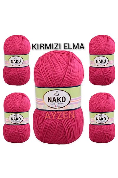NAKO Luxury Minnoş Hand Knitting Thread 5 Pack (100Gr X 5 Pieces)