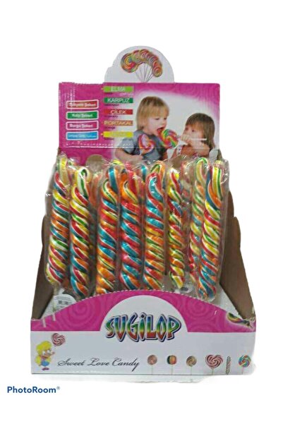 Furkan Büyük Lollipop Şeker Burgu Ve Yuvarlak 30 gr 20 Adet