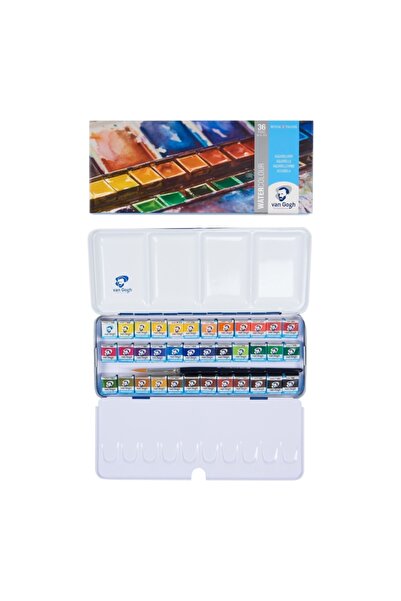 Van Gogh Yarım Tablet Suluboya Seti 36 Renk