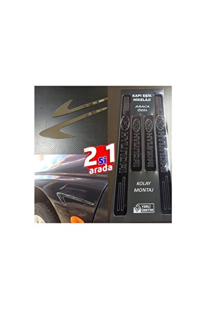 Genel Markalar Hyundai Excel Kapı Eşiği Set + Çamurluk Vent Krom Görsel