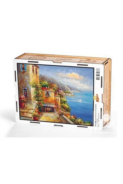 King Of Puzzle لغز خشبي لمناظر الميناء اليونانية 2000 قطعة (uk51-mm)