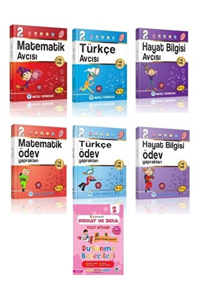 Mutlu Yayıncılık Mutlu 2 Sınıf Matematik Türkçe Hayat B.soru Avcısı Ve Yaprak...