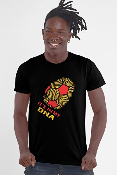 ROCKANDROLL Ανδρικό κοντομάνικο μπλουζάκι My Colors Lion Black