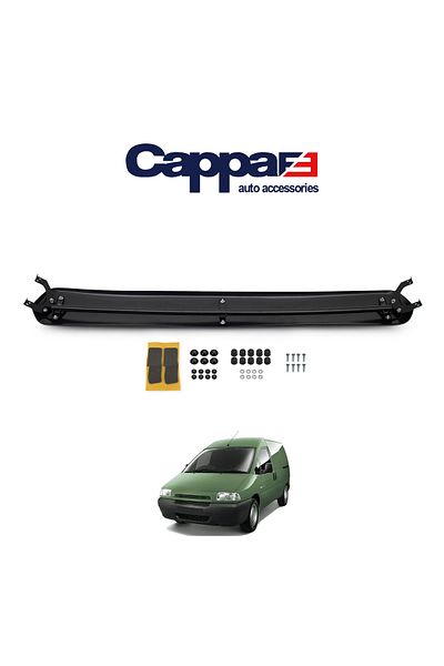 Cappafe Peugeot Expert Front Window Sunshade Visor Visor Hat Acrylic Terek Piano Black 1994-2006