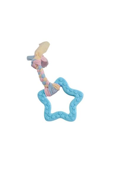 Mixpet Rubber Pentagonal Dog Toy with Dental String 20 cm