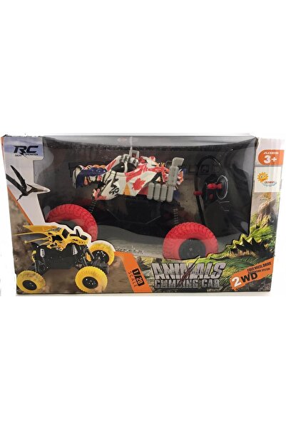 Sunman Uzaktan Kumandalı Şarjlı Dinazor Araba Kırmızı 1:20