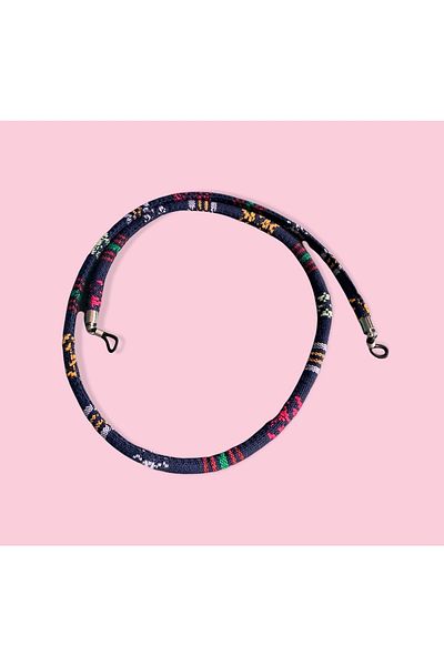 Toz Vintage Ethnic Patterned Vintage Knitted Glasses Rope