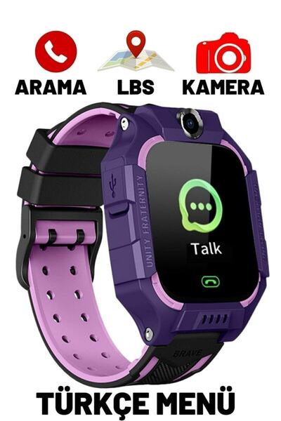 EKMEKTEKNEM 2021-q19 Akıllı Çocuk Saati Sım Kartlı Kameralı Lbs Takip Sos Öze...