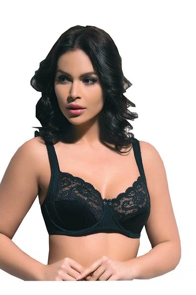 Malika Αντίγραφο - Underwire Lace Gatherer Minimizer Bra 3000