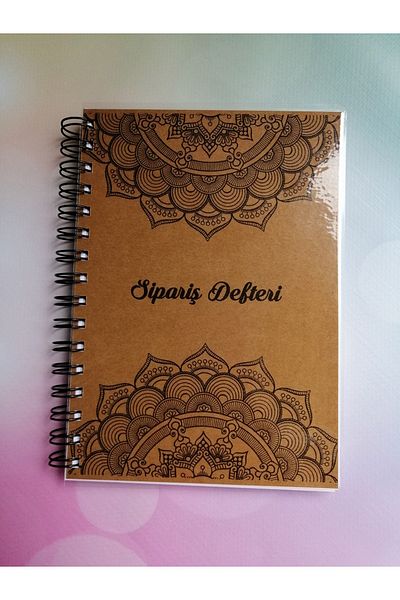 t tuğset etiket A5 Kraft Order Book - 100 Sheets, 200 Sheets