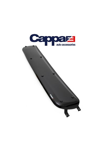 Cappafe Peugeot Partner Visor Acrylic Visor - Terek Piano Black 2015-2018