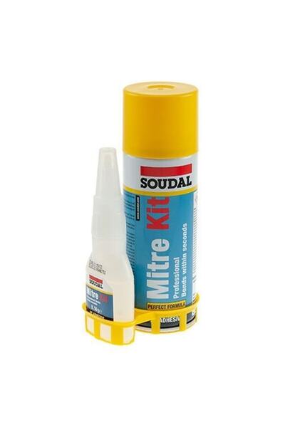 Soudal MİTRE KİT 2C YÜKSEK KALİTE HIZLI YAPIŞTIRICI 200ML + 50ML