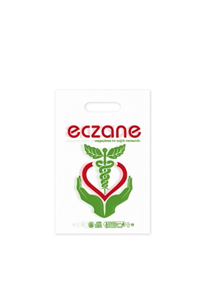 Naksan Plastik Elgeçme Eczane Poşeti (no:0) 20x30 Cm (tasarım 4) - 100 Adet