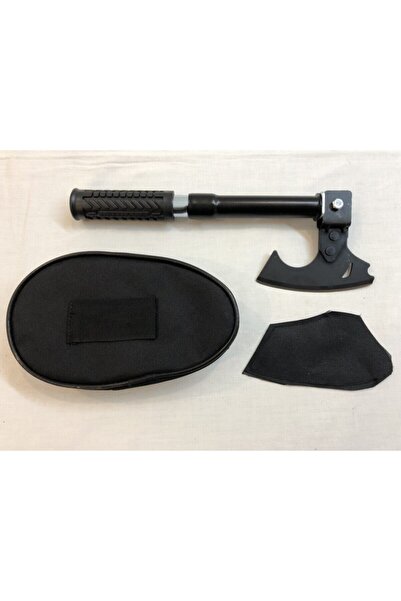 Axe Tools Yerli Üretim Karbon Çelik Pratik Sökülür Balta Özel Siyah Çantasında