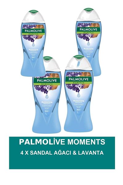 Palmolive Moments Shower Gel Sandalwood & Lavender 500ml - 4 Pieces