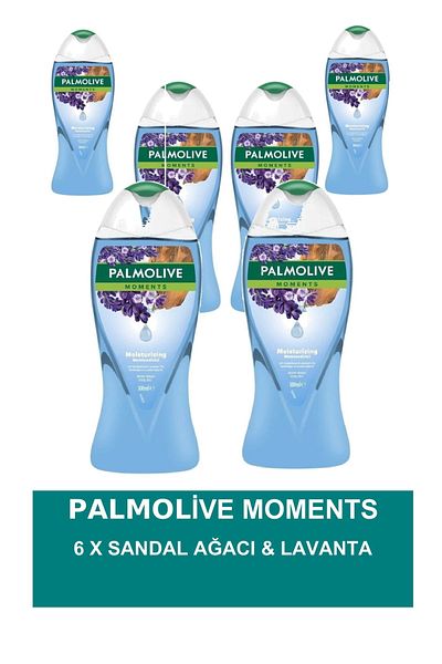 Palmolive Moments Shower Gel Sandalwood & Lavender 500ml 6 Pieces