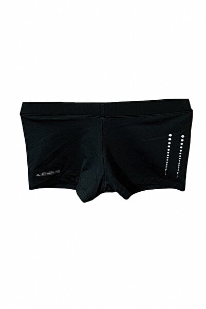 Fs Boy's Black Gray Drop Printed Boxer Swimmer Sea Pool Beach Swimsuit