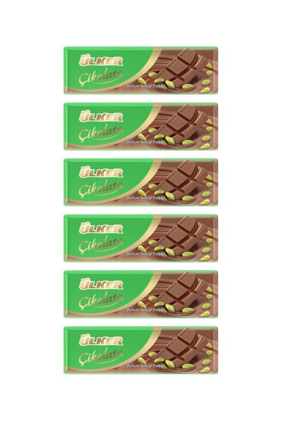 Ülker Antep Fıstıklı Baton Çikolata 30 Gr X 6 Adet