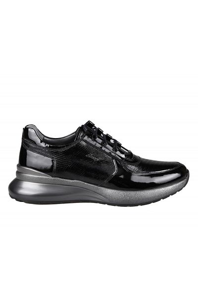 Fosco 2751 Μαύρα λουστρίνια ανδρικά casual παπούτσια