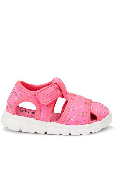 Vicco Bumba Ii Girl Fuchsia Light Baby Booties Filet Sandals 332.b22y.306-04 22/35 -1