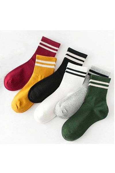 Crazy Socks Унисекс чифт от 6 кръгли колежански чорапи
