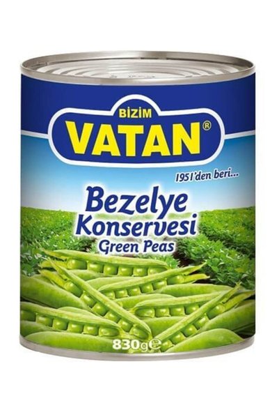 Bizim Bezelye Konservesi 830 gr