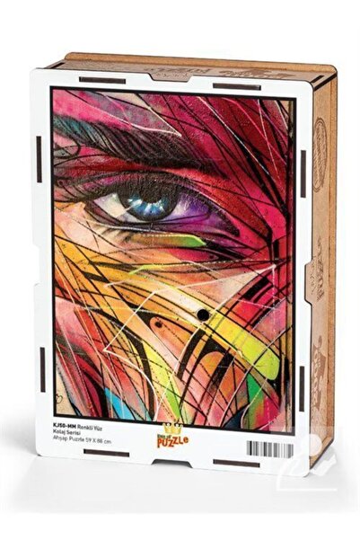 King Of Puzzle Renkli Yüz Ahşap Puzzle 2000 Parça (kj50-mm)