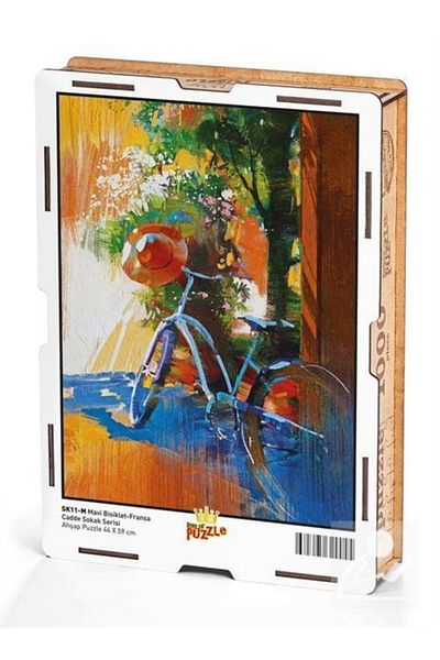 King Of Puzzle Blue Bicycle France Wooden Puzzle 1000 Pieces (sk11-m)