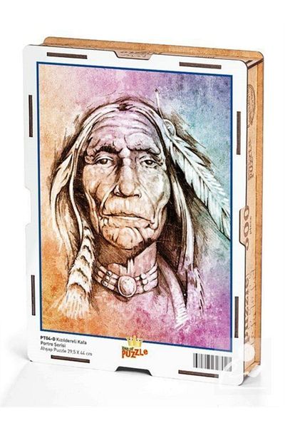 King Of Puzzle Old Native American Wooden Puzzle 500 Pieces