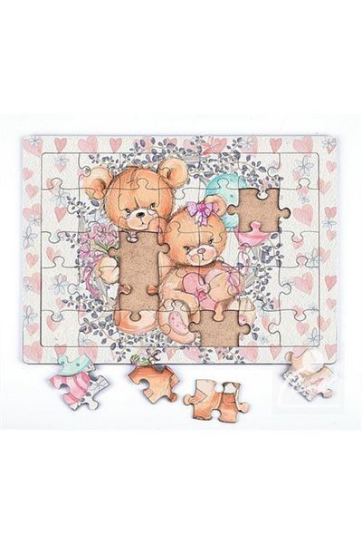 King Of Puzzle بازل خشبي تيدي بيرز 35 قطعة (xxxv-02)