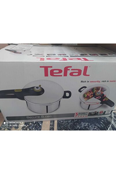 TEFAL Secure 5 Neo V2 6 Litre Düdüklü Tencere