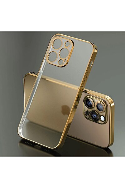 m.tk moveteck Iphone 13 Pro Uyumlu Kılıf Kamera Lens Koruma Kenarı Parlak Şef...