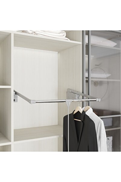 ARON Starax S-6013 Askı Gardırop Içi Elbise Asansörü Elbise Askısı Baston 10kg.